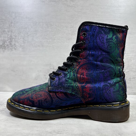 Dr Martens Vintage Made In England Paisley Boots - Women's Size UK 5 / US 7 - Picture 5 of 13